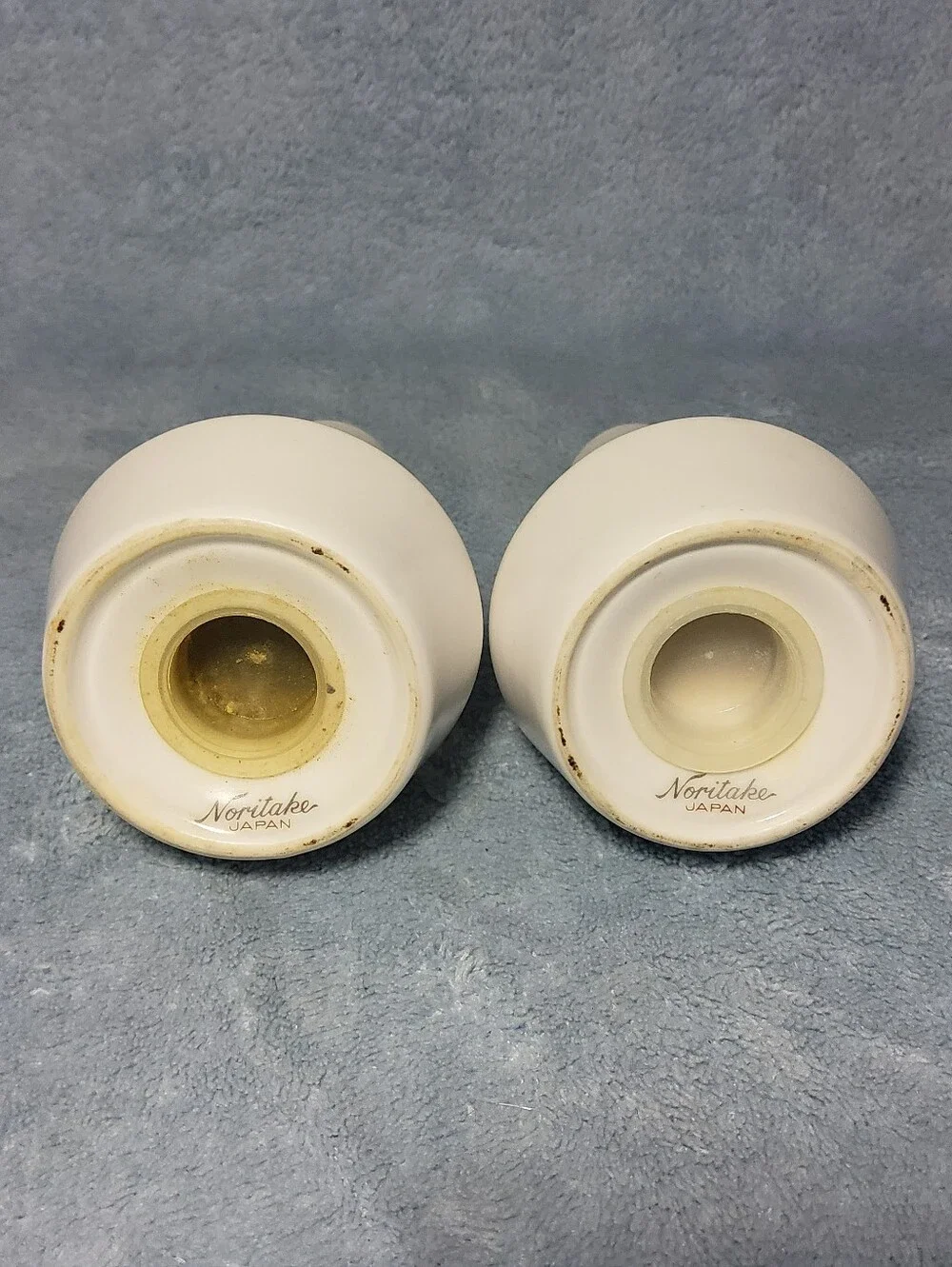 Vintage 1970's Noritake Progression Sunglow 9042 China Salt & Pepper Shaker Set